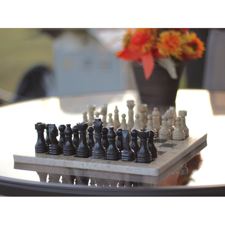 Chess set deals with storage